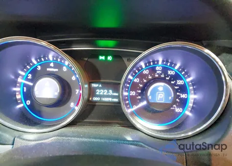 2013 Hyundai Sonata Limited из США, поврежденный, VIN 5NPEC4AC8DH792887